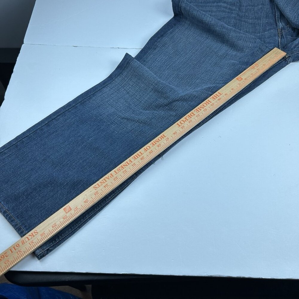 Y2K Levi's 569 Jeans Denim Pants Loose Straight Size 42x32  Dark Wash NWT Baggy - Picture 11 of 16